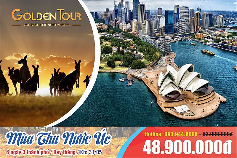 Mùa thu nước Úc - Golden Tour